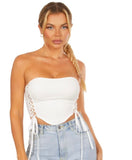 Lace up your boots corset top